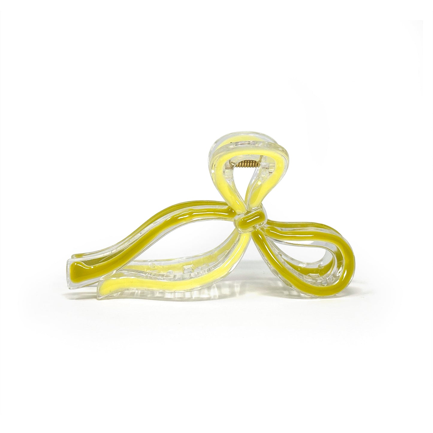 Two Tone Ribbon Hair Claw | Colorful Hair Accessory for Effortless Styles | Perfect for All Hair Types