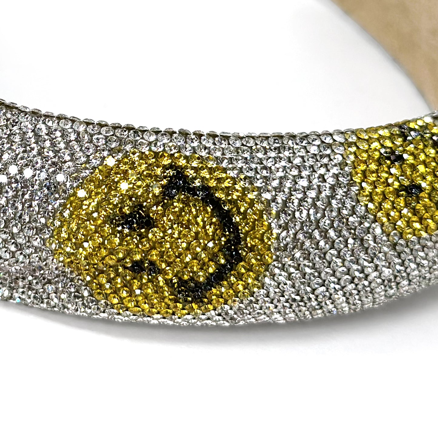 Smiley Dazzle Headband | Fun, Radiant Headband for Kids & Adults | Sparkly Smiley Face Hair Accessory