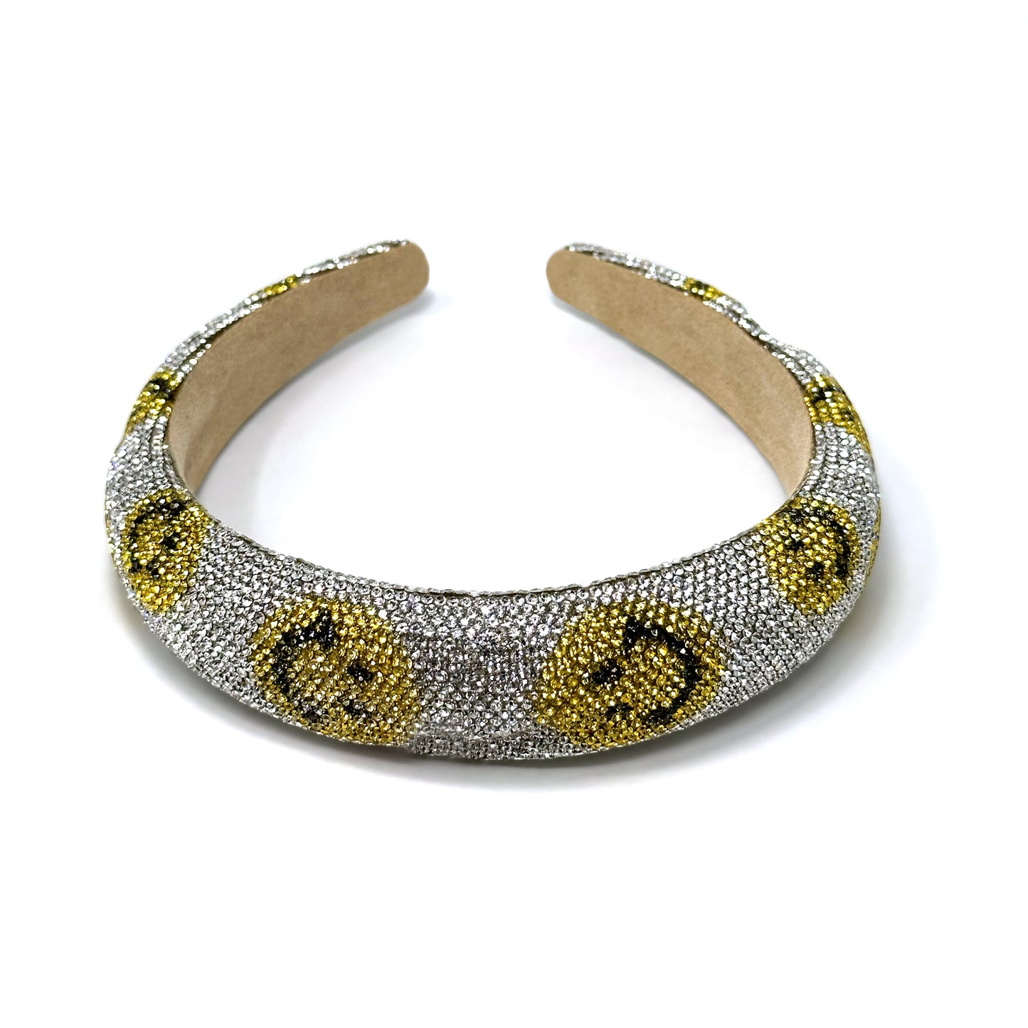 Smiley Dazzle Headband | Fun, Radiant Headband for Kids & Adults | Sparkly Smiley Face Hair Accessory