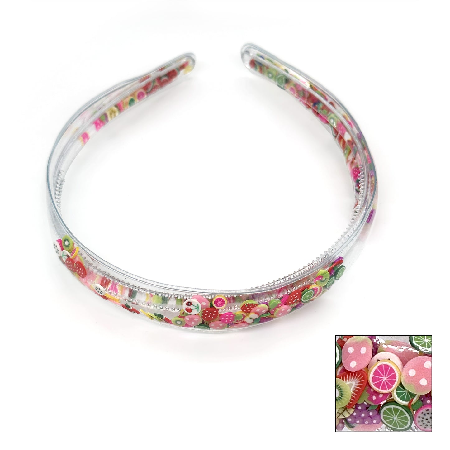 Taylor Headband with Colorful Confetti | Fun Plastic Party Headband for Festivals & Events