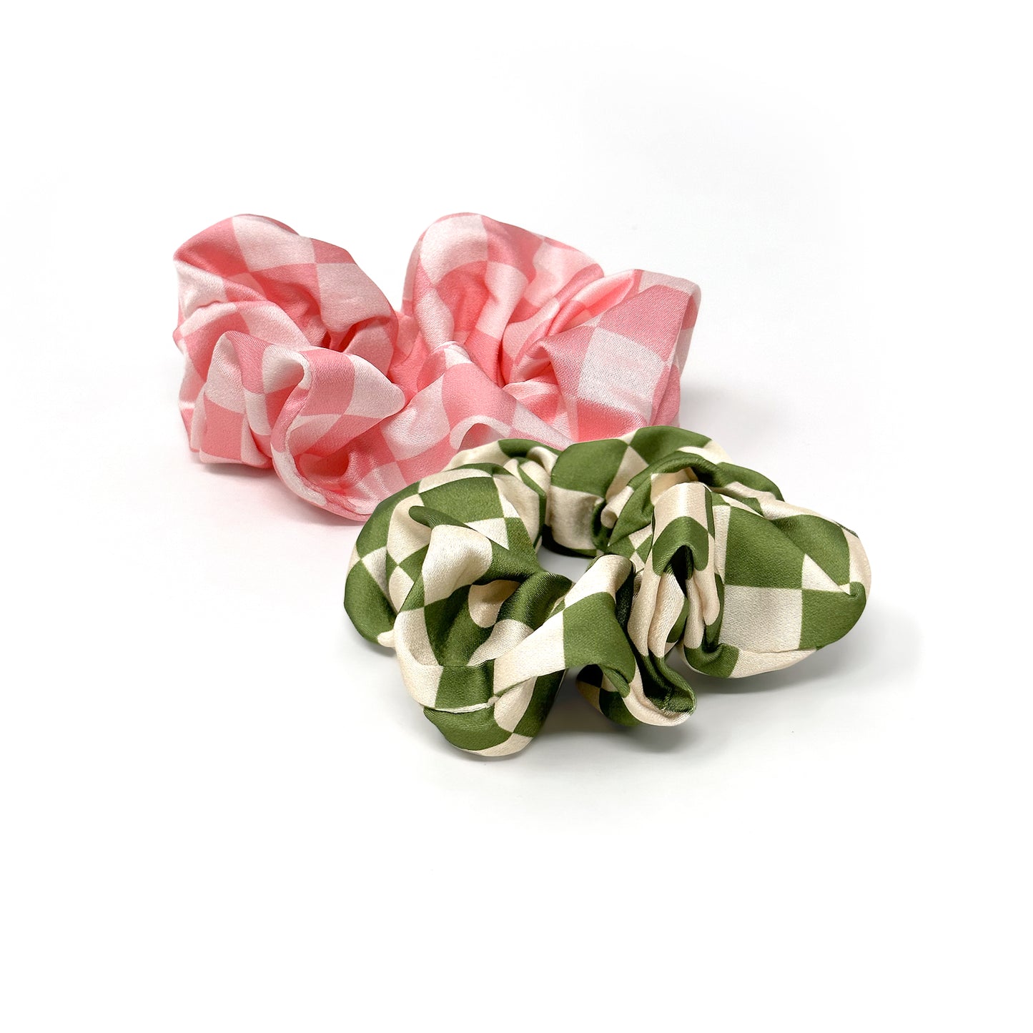 CHECKERBOARD SCRUNCHIES SET