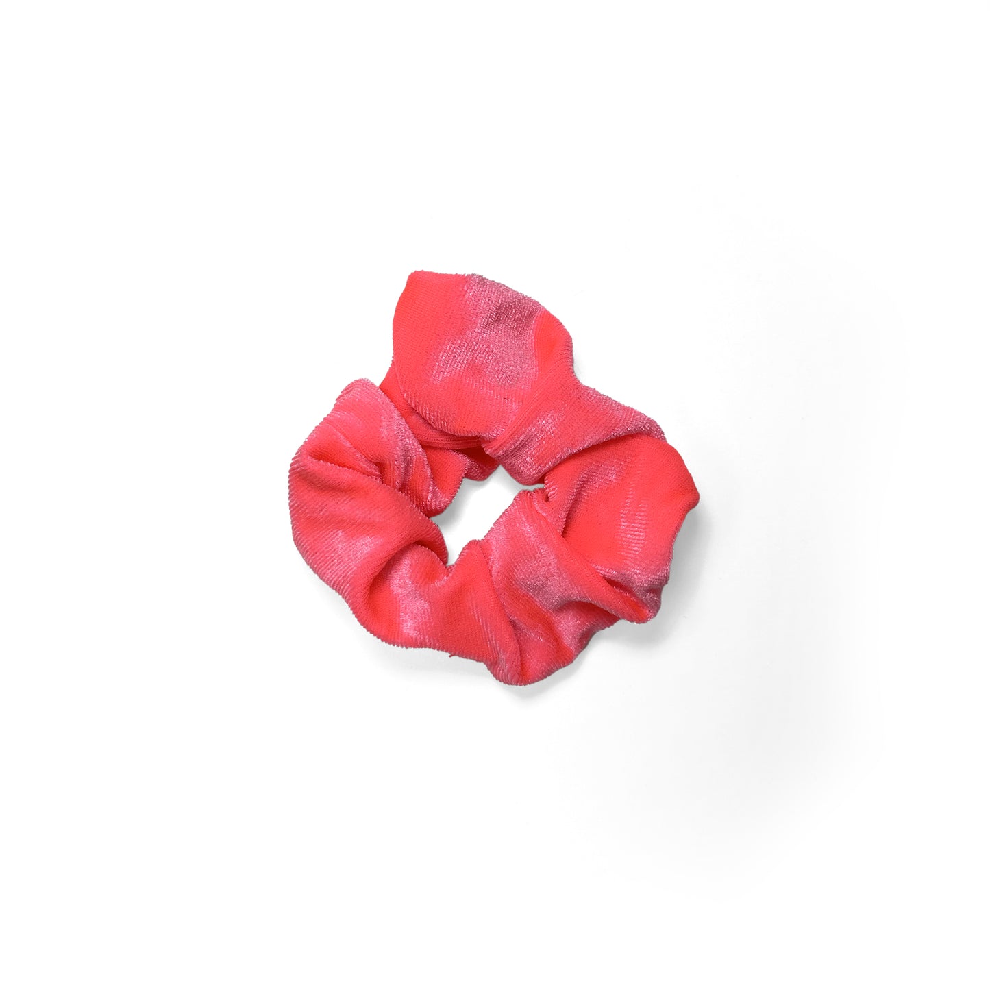 Samantha Scrunchies Set | Neon Velour Scrunchies for Women & Girls | 2-Piece Hair Accessory Set