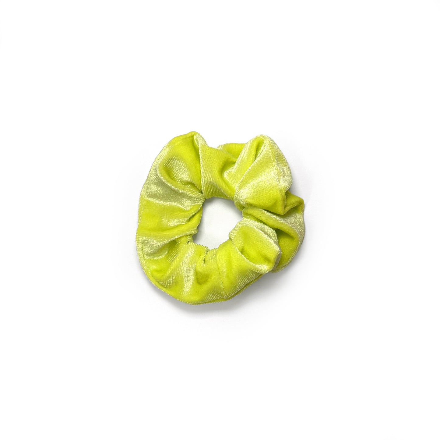 Samantha Scrunchies Set | Neon Velour Scrunchies for Women & Girls | 2-Piece Hair Accessory Set