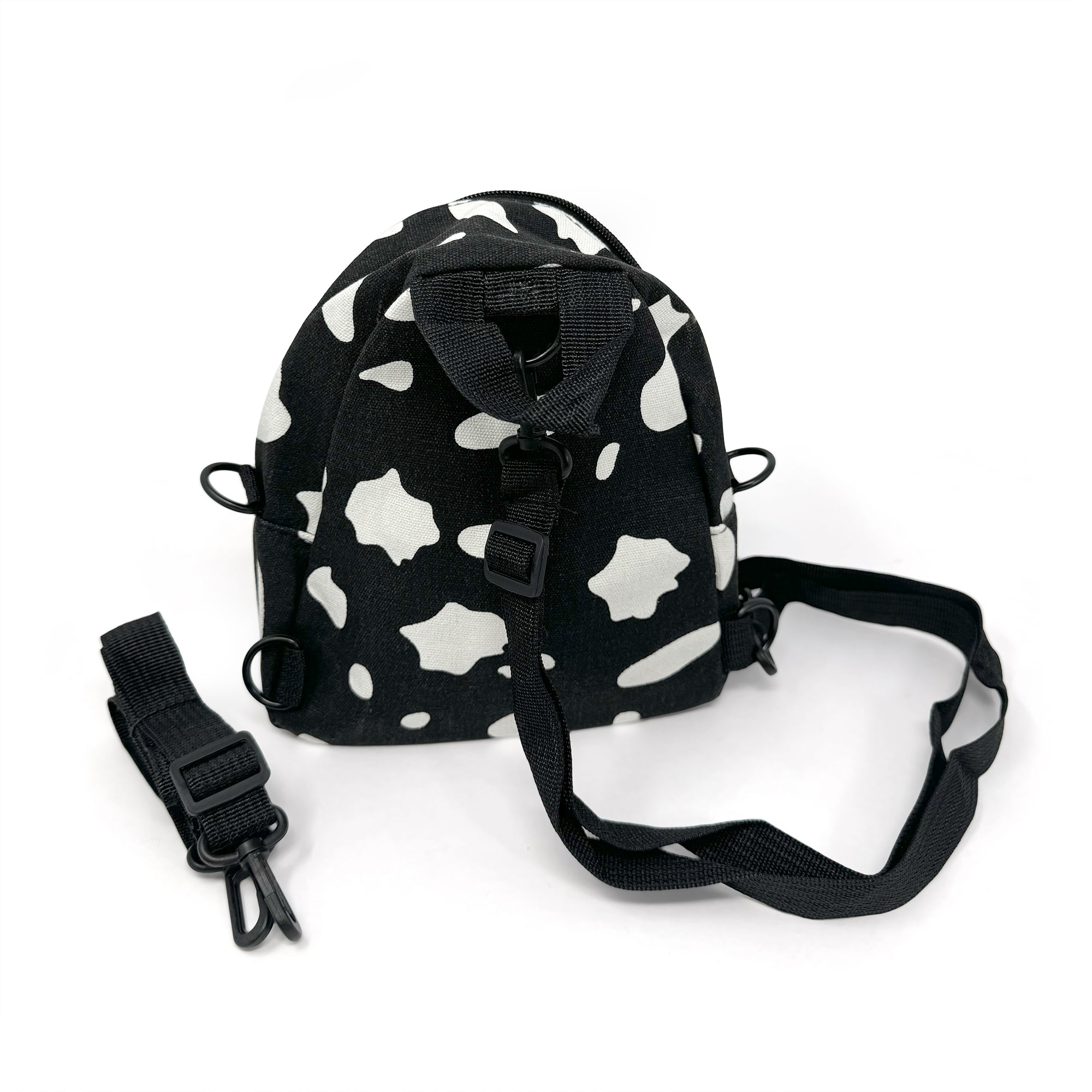 Cow print outlet mini backpack