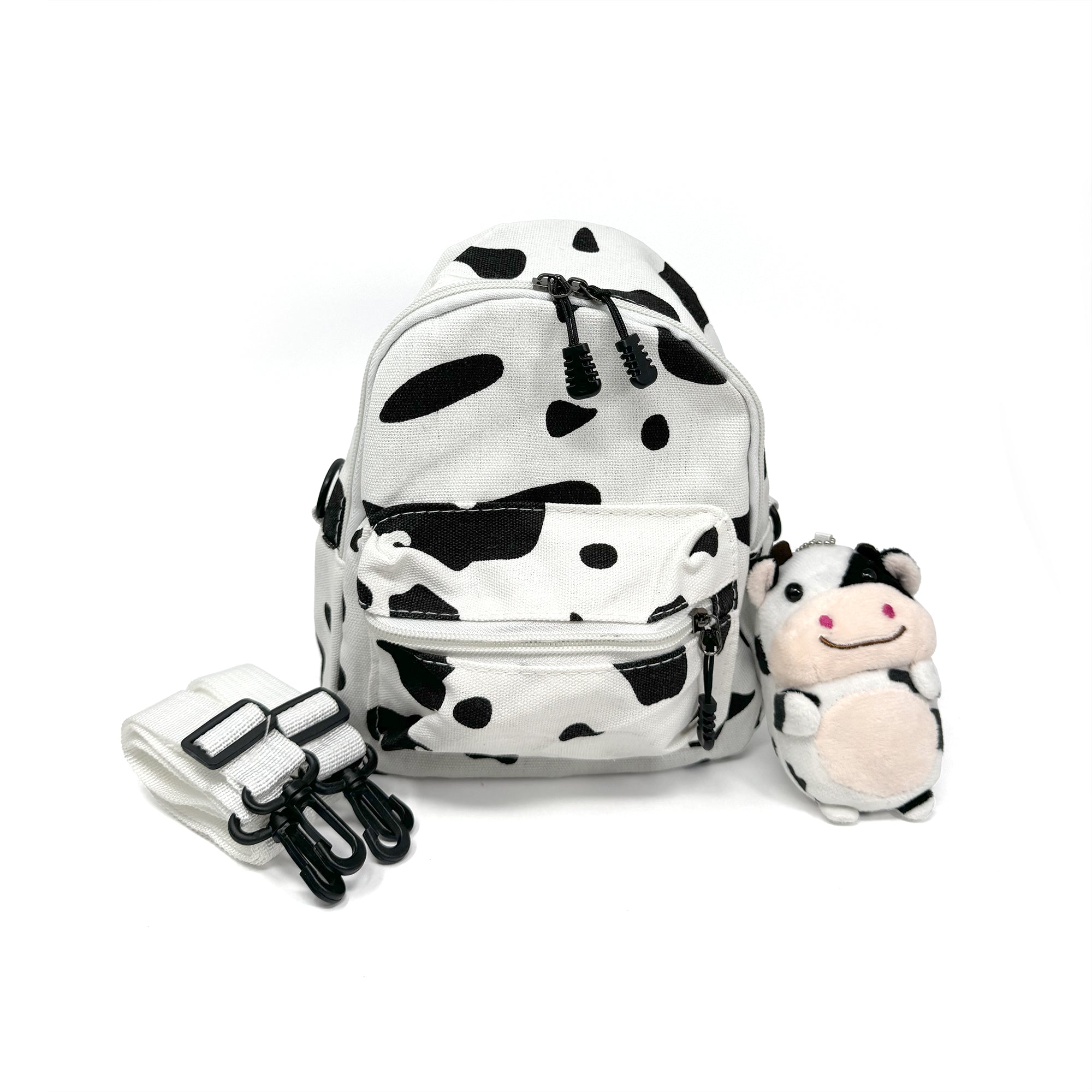 Cow print mini backpack sale