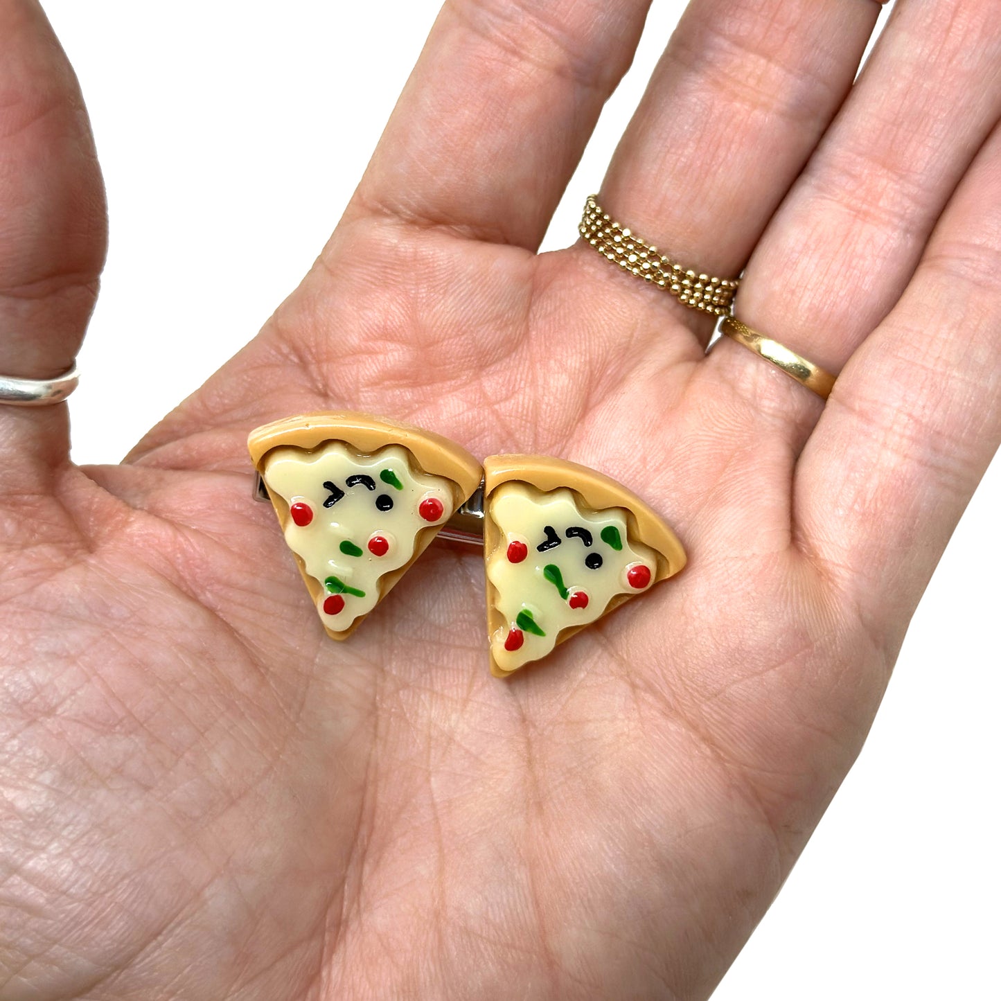 PIZZA 🍕 HAIR CLIPS (Set of 2)